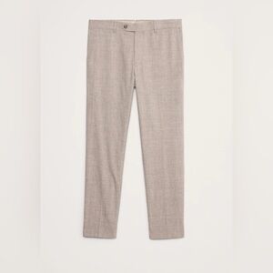 Banana Republic Wrinkle-Resistant Dress Pant light pink oatmeal color.size 14